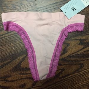 NWT Xhilaration Pink Thong Size XL
